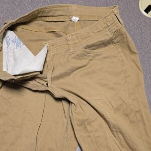 Chaps Kids Khaki Casual Trousers